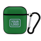 Custom Emerald Green Light Blue AirPods Case