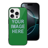 Custom Emerald Green Light Blue Phone Case