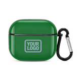 Custom Emerald Green Light Blue AirPods Case (3rd Generation)
