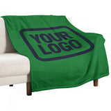 Custom Emerald Green Navy Blanket