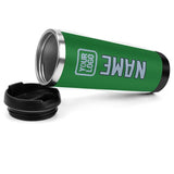 Custom Emerald Green Light Blue Stainless Steel Water Cup