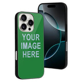 Custom Emerald Green Light Blue Phone Case