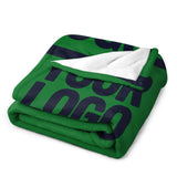 Custom Emerald Green Navy Blanket
