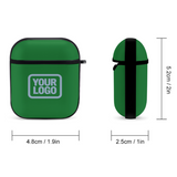 Custom Emerald Green Light Blue AirPods Case