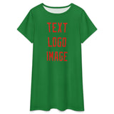Custom Emerald Green Orange Red Nachthemd
