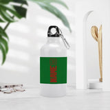 Custom Emerald Green Coral Red Sports Bottle