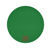 Custom Emerald Green Coral Red Round Table Cloth