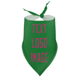 Custom Emerald Green Pink Pet Scarf