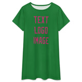 Custom Emerald Green Pink Nachthemd