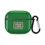 Custom Emerald Green Light Pink AirPods Case (3rd Generation)