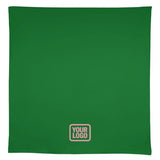 Custom Emerald Green Pink Square Table Cloth