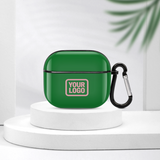 Custom Emerald Green Light Pink AirPods Case (3rd Generation)