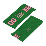 Custom Emerald Green Light Pink Sports headband