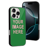 Custom Emerald Green Light Pink Phone Case