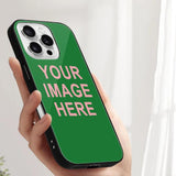 Custom Emerald Green Light Pink Phone Case