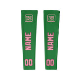 Custom Emerald Green Light Pink Arm Sleeve