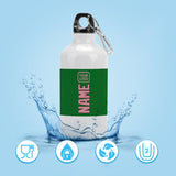 Custom Emerald Green Light Pink Sports Bottle