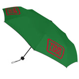 Custom Emerald Green Red Automatic Umbrella