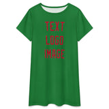 Custom Emerald Green Red Nachthemd
