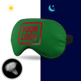 Custom Emerald Green Red Sleep Mask