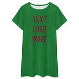 Custom Emerald Green Crimson Red Nachthemd