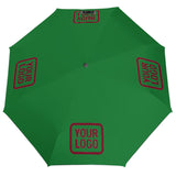 Custom Emerald Green Crimson Red Automatic Umbrella
