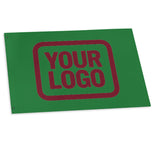 Custom Emerald Green Crimson Red Flag