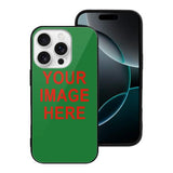Custom Emerald Green Orange Red Phone Case