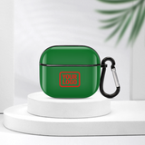 Custom Emerald Green Orange Red AirPods Case (3rd Generation)