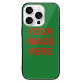 Custom Emerald Green Orange Red Phone Case