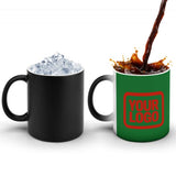 Custom Emerald Green Orange Red Magic Mug