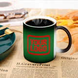 Custom Emerald Green Orange Red Magic Mug