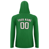 Custom Emerald Green Cream UV-Hoodie
