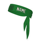 Custom Emerald Green Cream Headband