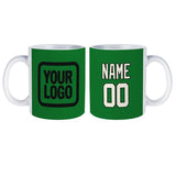 Custom Emerald Green Cream Mug