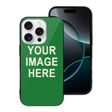 Custom Emerald Green Cream Phone Case