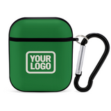 Custom Emerald Green Cream AirPods Case
