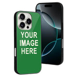 Custom Emerald Green Cream Phone Case