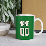 Custom Emerald Green Cream Mug