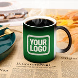 Custom Emerald Green Cream Magic Mug