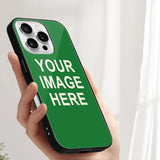 Custom Emerald Green Cream Phone Case