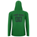 Custom Emerald Green Green UV-Hoodie