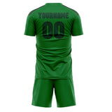 Custom Emerald Green Green Soccer Jersey