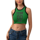 Custom Emerald Green Dark Green Sleeveless Tank Top