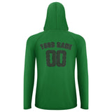 Custom Emerald Green Dark Green UV-Hoodie