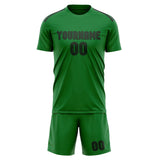 Custom Emerald Green Dark Green Soccer Jersey