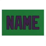 Custom Emerald Green Purple Beach Towel