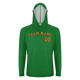 Custom Emerald Green Yellow UV-Hoodie