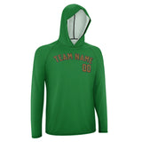 Custom Emerald Green Khaki UV-Hoodie