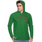 Custom Emerald Green Khaki UV-Hoodie